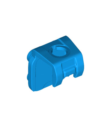 Dark Azure Minifigure Neck Bracket with 4 Back Studs and Front Harness (Parachutist)