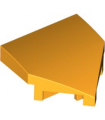 Bright Light Orange Wedge 2 x 2 x 2/3 Pointed