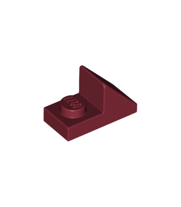 Dark Red Slope 45 2 x 1 with 2/3 Cutout