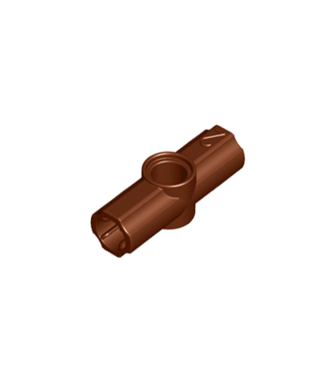 Reddish Brown Technic, Axle and Pin Connector Angled 2 - 180 degrees