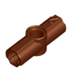 Reddish Brown Technic, Axle and Pin Connector Angled 2 - 180 degrees