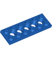 Blue Technic, Plate 2 x 6 with 5 Holes