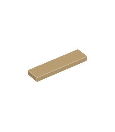 Dark Tan Tile 1 x 4