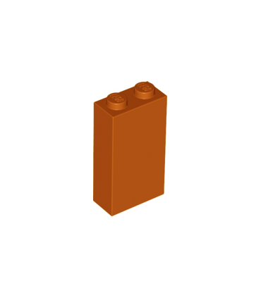 Dark Orange Brick 1 x 2 x 3