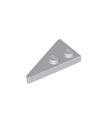 Light Bluish Gray Wedge, Plate 4 x 2 Right, Pointed
