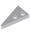 Light Bluish Gray Wedge, Plate 4 x 2 Right, Pointed
