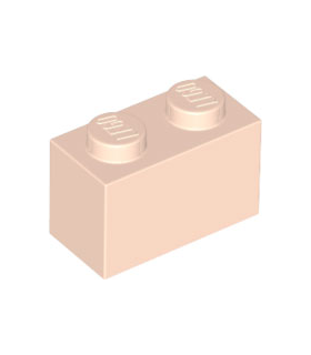 Light Nougat Brick 1 x 2