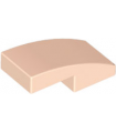 Light Nougat Slope, Curved 2 x 1 x 2/3