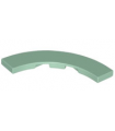 Sand Green Tile, Round Corner 4 x 4 Macaroni Wide