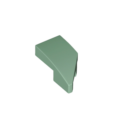 Sand Green Wedge 2 x 1 x 2/3 Left