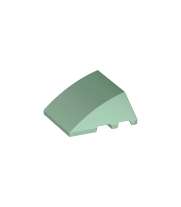Sand Green Wedge 4 x 3 No Studs
