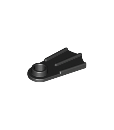 Black Minifigure Footgear Flipper