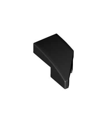 Black Wedge 2 x 1 x 2/3 Left