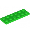 Bright Green Plate 2 x 6