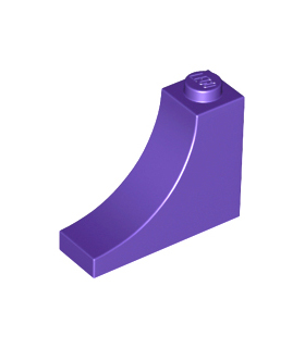 Dark Purple Arch 1 x 3 x 2 Inverted