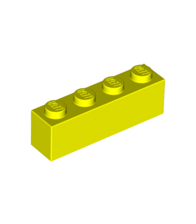 Neon Yellow Brick 1 x 4