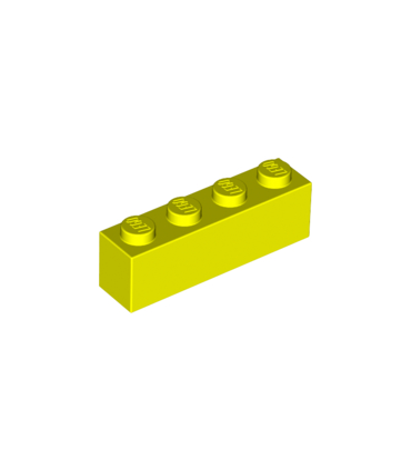 Neon Yellow Brick 1 x 4