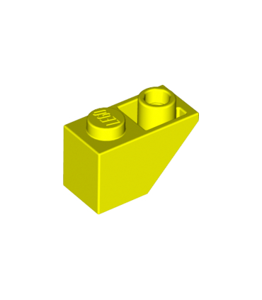 Neon Yellow Slope, Inverted 45 2 x 1