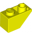 Neon Yellow Slope, Inverted 45 2 x 1
