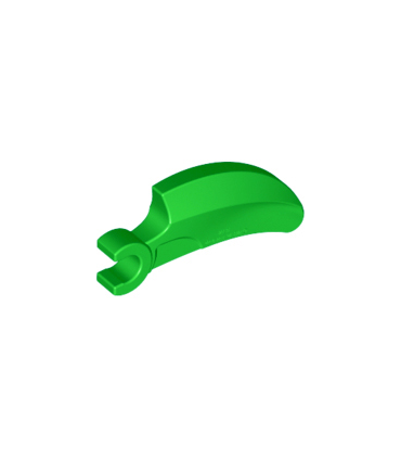 Bright Green Barb / Claw / Horn / Tooth with Clip
