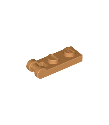 Medium Nougat Plate, Modified 1 x 2 with Bar Handle on End