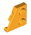 Bright Light Orange Wedge, Plate 2 x 2 Left