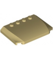 Tan Wedge 4 x 6 x 2/3 Triple Curved