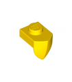 Yellow Plate, Modified 1 x 1 with Tooth Vertical