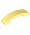 Bright Light Yellow Slope, Curved 4 x 1 x 2/3 Double