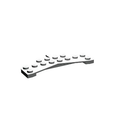 Light Gray Wedge, Plate 4 x 8 Tail