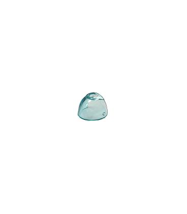 Trans-Light Blue Minifigure, Visor Large with Trapezoid Area on Top