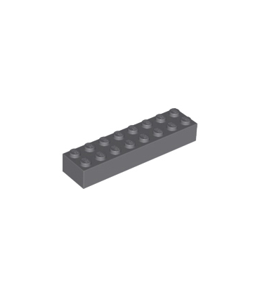 Dark Bluish Gray Brick 2 x 8