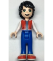 Friends Jackson, Red Shoes, Blue Trousers, Red Vest, Sand Blue Undershirt, White Sleeves