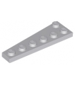 Light Bluish Gray Wedge, Plate 6 x 2 Right