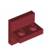 Dark Red Bracket 2 x 2 - 1 x 2 Centered
