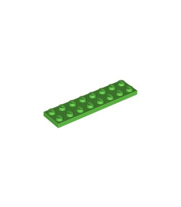 Bright Green Plate 2 x 8