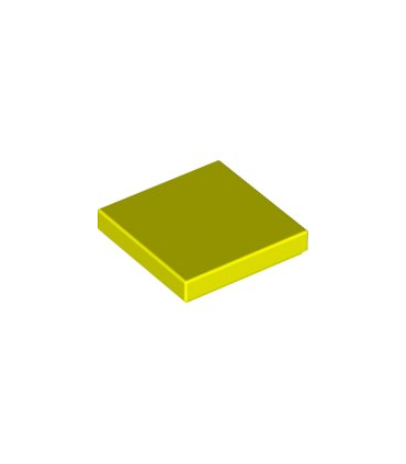 Neon Yellow Tile 2 x 2