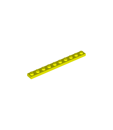 Neon Yellow Plate 1 x 10
