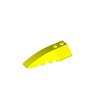 Neon Yellow Wedge 6 x 2 Left
