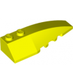 Neon Yellow Wedge 6 x 2 Right