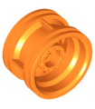Orange Wheel 30.4mm D. x 20mm with No Pin Holes and Reinforced Rim