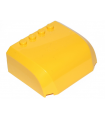 Yellow Windscreen 5 x 6 x 2 Curved Top Canopy with 4 Studs
