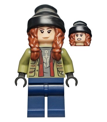 Maisie Lockwood - Olive Green Jacket, Black Beanie