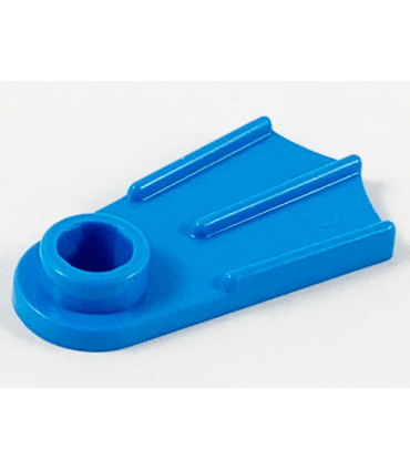 Dark Azure Minifigure Footgear Flipper