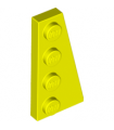 Neon Yellow Wedge, Plate 4 x 2 Right