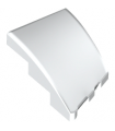 White Wedge 3 x 2 No Studs Left