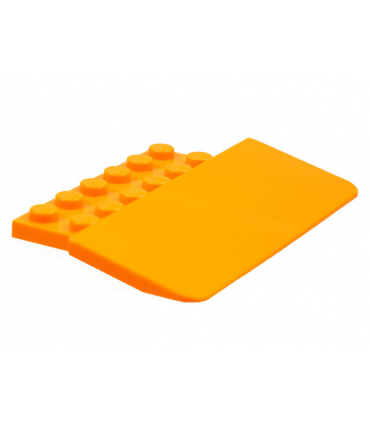 Orange Slope, 5 x 8 x 2/3 with 12 Studs