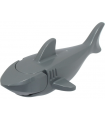 Dark Bluish Gray Shark with Gills (without Molded Eyes)
