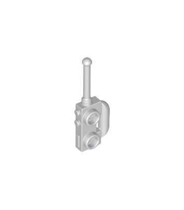 Light Bluish Gray Minifigure, Utensil Radio with Detailed Grille