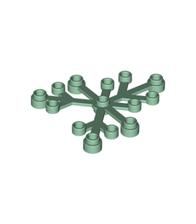 Sand Green Plant Leaves 6 x 5